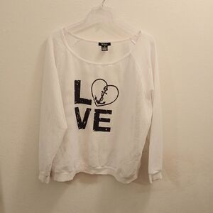 Deb Top Women's Size 3X Off White